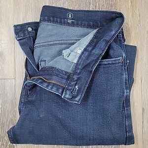 Levis Mens 502 Tapered Fit Jeans Size 30 X 30 Dark Wash